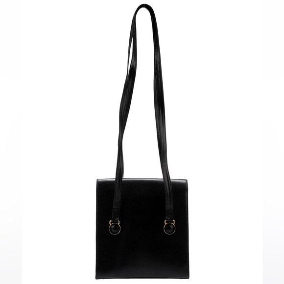 VERSACE Pebbled Leather Shoulder Bag - Picture 5 of 7